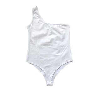 One Shoulder Bodysuit M *NWOT*